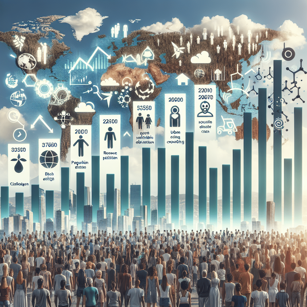 Crescimento populacional mundial até 2050: desafios e soluções